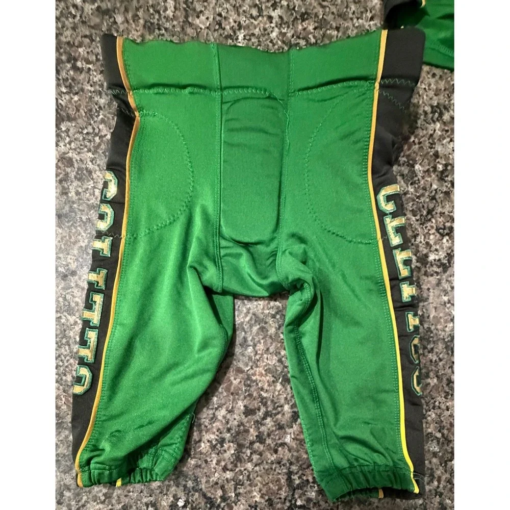 Unique Sports Apparel Kids Celtics Football Jersey and Padded Pants Set Green 29